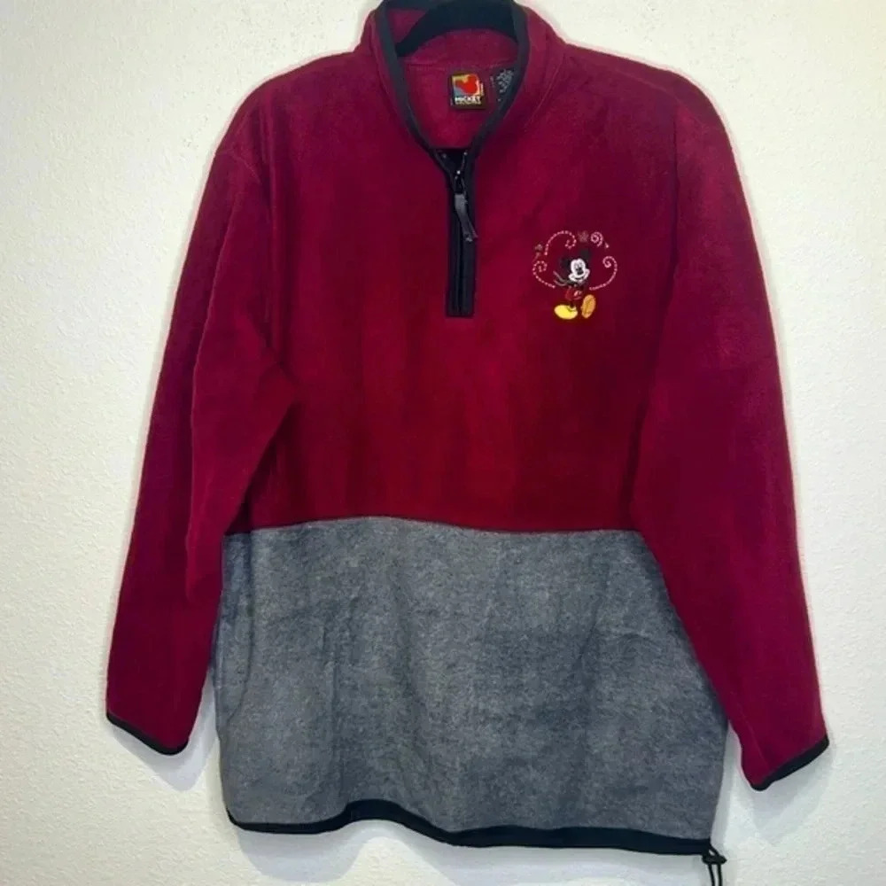 Mickey Limited Large Mickey warm 3/4 zip fleece jacket